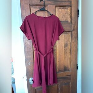 Amazon maroon dress NWOT